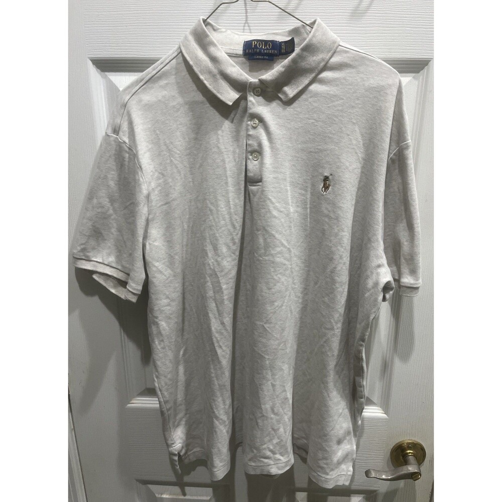 Ralph Lauren Mens Polo Shirt XL Soft Cotton